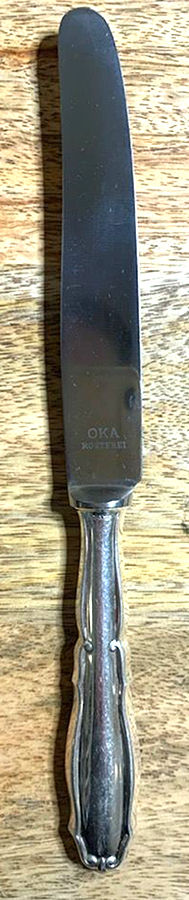 OKA2 (Sterling) Dessert Knife with Stainless Blade by Otto Kaltenback (OKA)-1