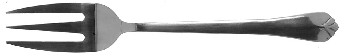 Scintilla (Stainless) Medium Solid Cold Meat Serving Fork by Oneida Silver-1
