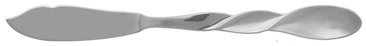 Helix (Stainless) Flat Handle Master Butter Knife by Oneida Silver-1
