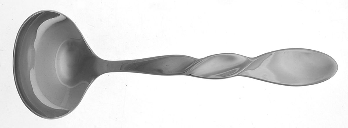 Helix (Stainless) Solid Gravy Ladle by Oneida Silver-1