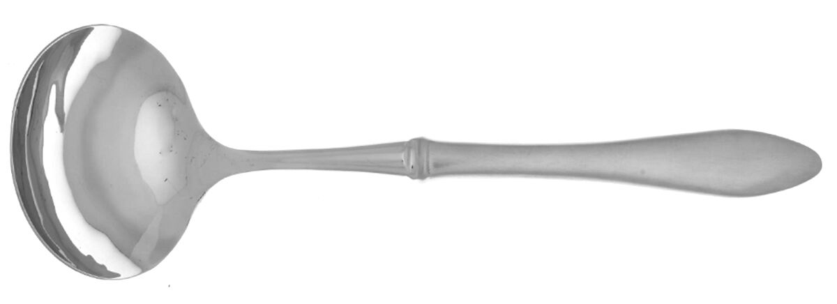 Jackson (Stainless) Gravy Ladle with No Spout Stainless Bowl HC by Oneida Silver-1