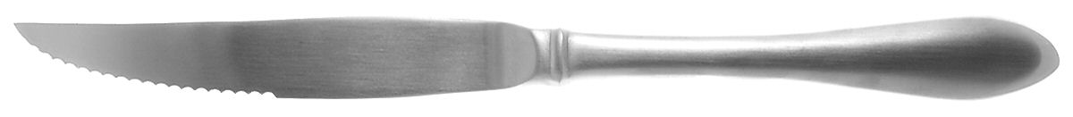 Jackson (Stainless) Individual Solid Handle Steak Knife by Oneida Silver-1