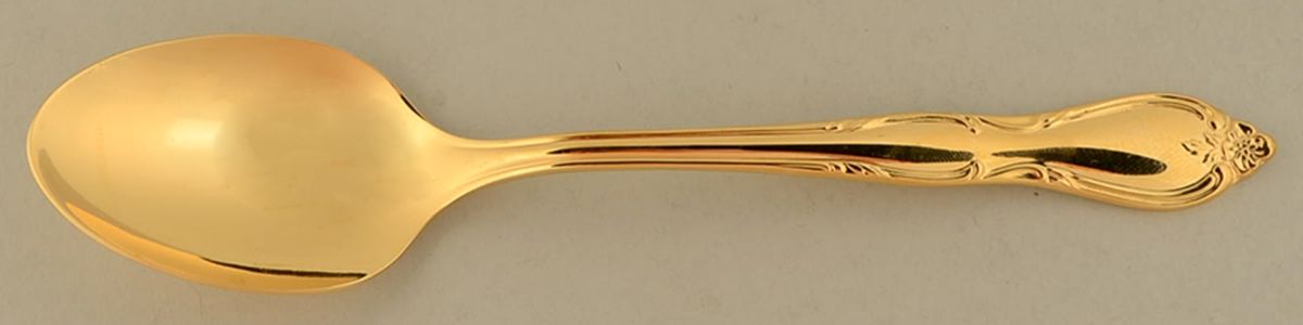 Montclair-Gold (Gold Electroplate Place/Oval Soup Spoon by Oneida Silver-1