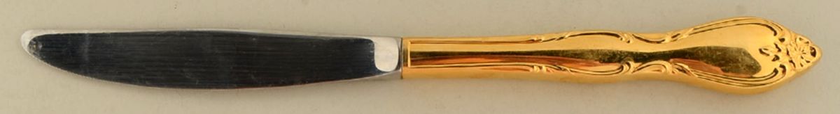 Montclair-Gold (Gold Electroplate Modern Hollow Knife by Oneida Silver-1