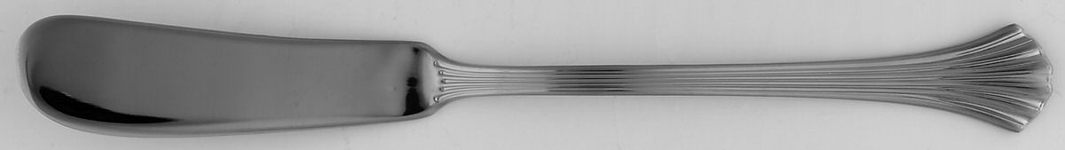 Saratoga (Stainless) Flat Handle Master Butter Knife by Oneida Silver-1