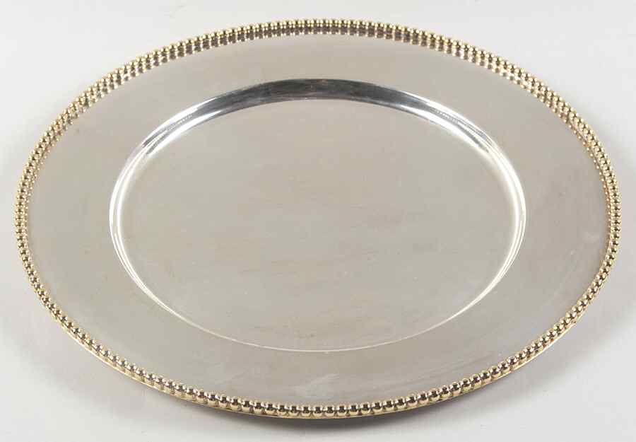 Sterling Hollowware Service Plate by Old Newbury-1