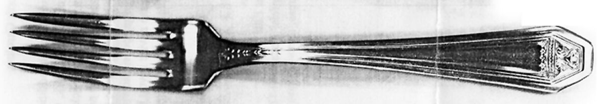 OHS275 (NICKEL SILVER) Fork by Oneida Silver-1