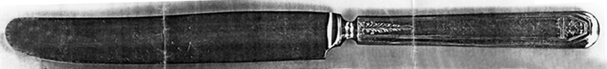 OHS275 (NICKEL SILVER) New French Solid Knife by Oneida Silver-1