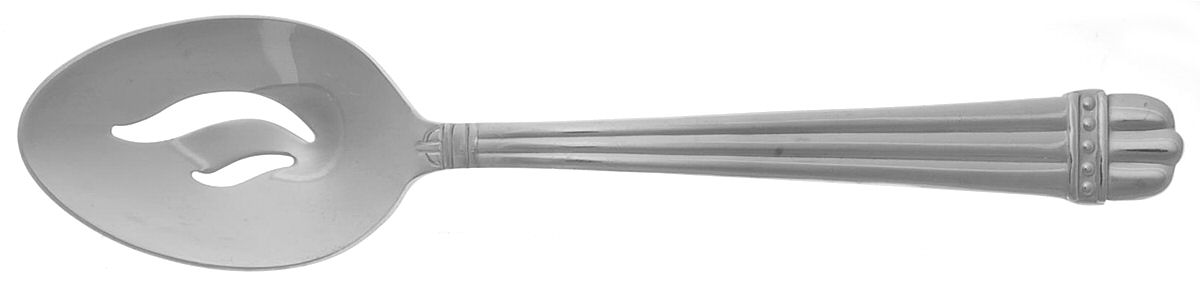 Trident (Stainless) Pierced Tablespoon (Serving Spoon) by Oneida Silver-1