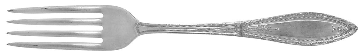 Mystic-Coronet (Slvp, 1926, Monograms) Fork by Oneida Silver-1