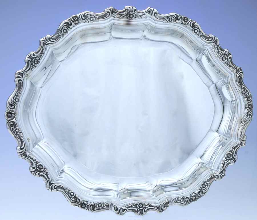 Countess (Silverplate, Hollowware) 15" Oval Tray by Oneida Silver-1