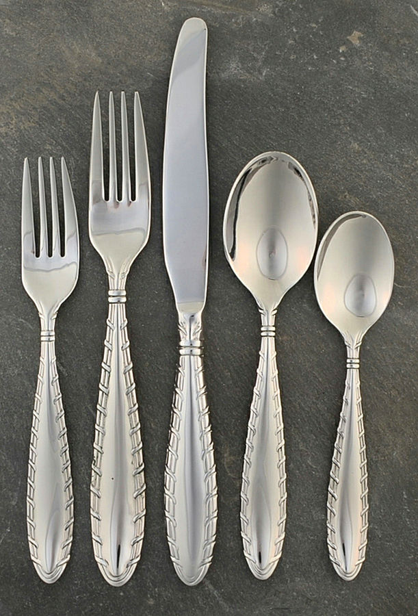Waycross (Stainless) 5 Piece Place Setting by Oneida Silver-1