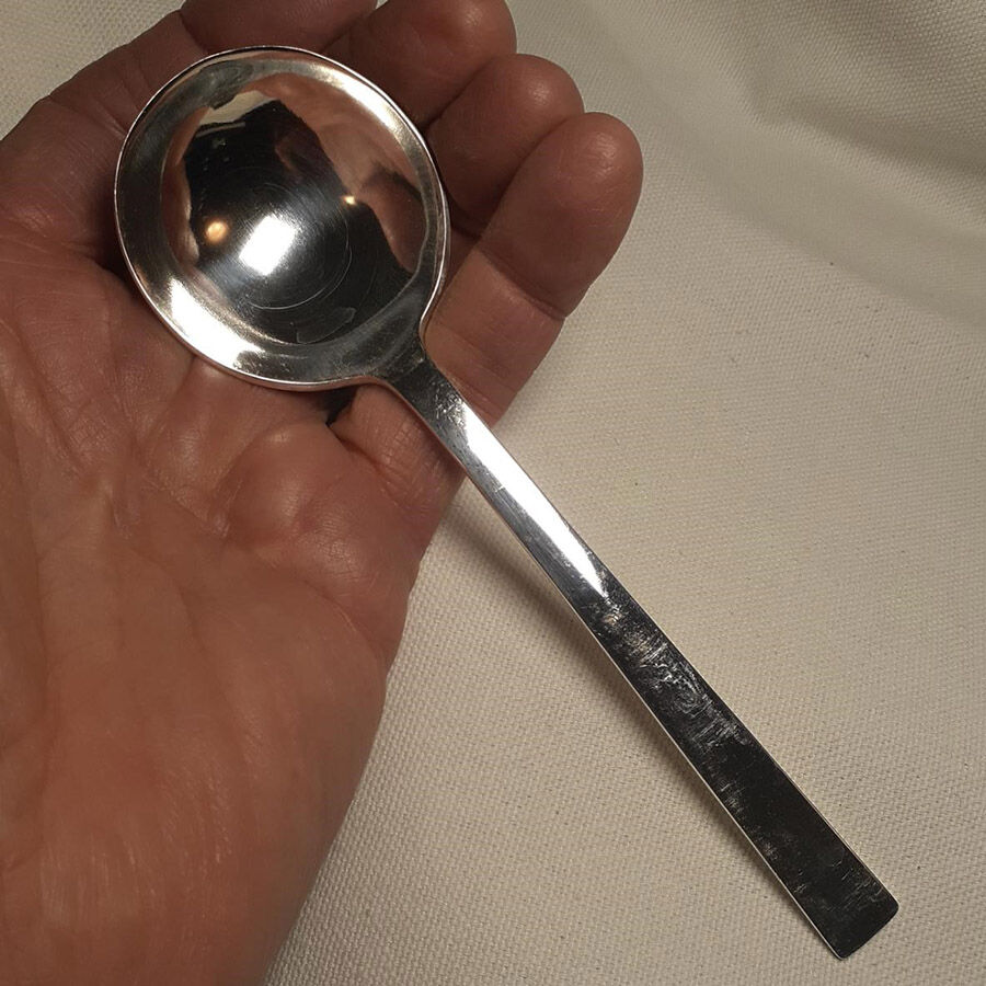 OHS290 (Silverplate) Round Bowl Soup Spoon (Cream Soup) by Oneida Silver-1