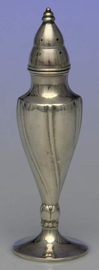 Contemporary Swirl (Silverplate, Hollowware) Salt Shaker by Oneida Silver-1