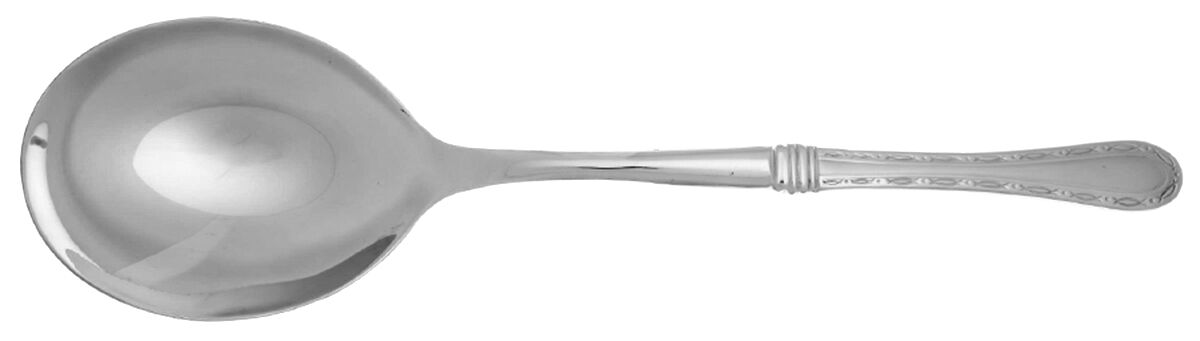 Merlot (Stainless) Casserole Spoon with Smooth Stainless Bowl HC by Oneida Silver-1