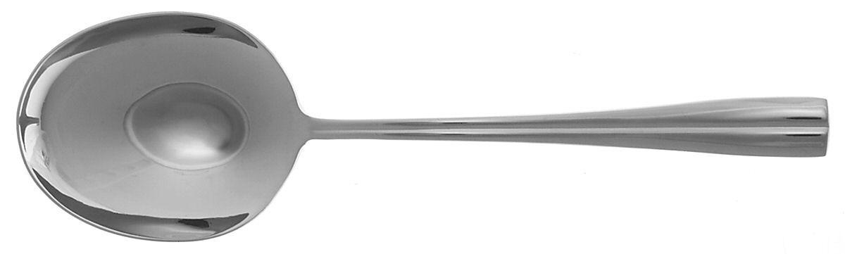 Rondel (Stainless) Solid Smooth Casserole Spoon by Oneida Silver-1