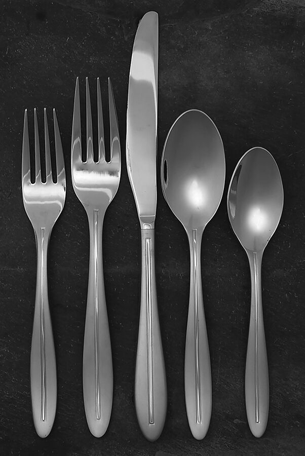Stave (Stainless) 5 Piece Place Setting by Oneida Silver-1