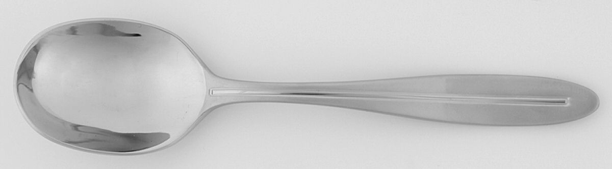 Stave (Stainless) Round Bowl Soup Spoon (Gumbo) by Oneida Silver-1