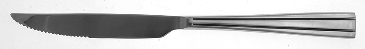 Aldwych (Stainless) Individual Solid Handle Steak Knife by Oneida Silver-1