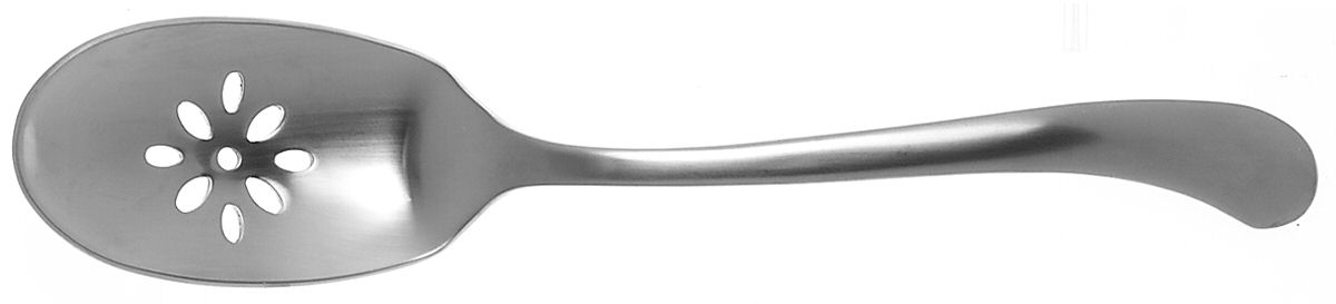 Tangent (Stainless) Pierced Tablespoon (Serving Spoon) by Oneida Silver-1