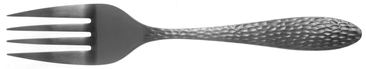 Sydney (Stainless) Large Solid Cold Meat Serving Fork by Oneida Silver-1