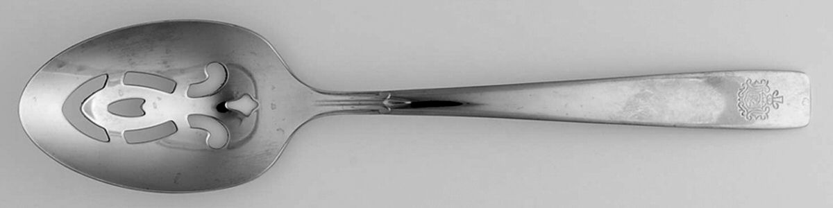 OHS293 (Stainless) Pierced Tablespoon (Serving Spoon) by Oneida Silver-1