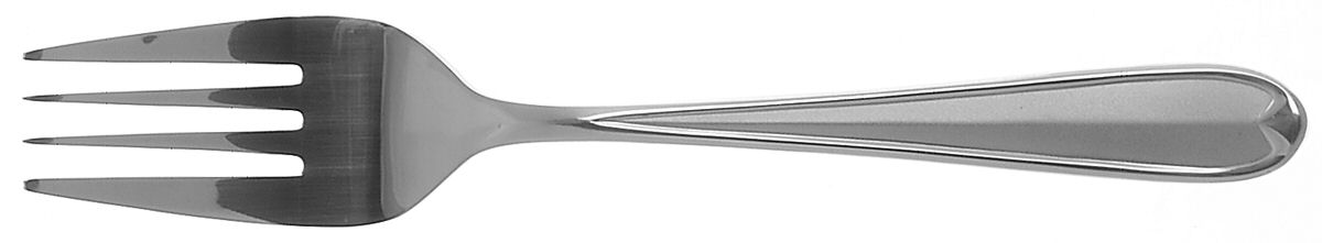Dylan (Stainless) Medium Solid Cold Meat Serving Fork by Oneida Silver-1