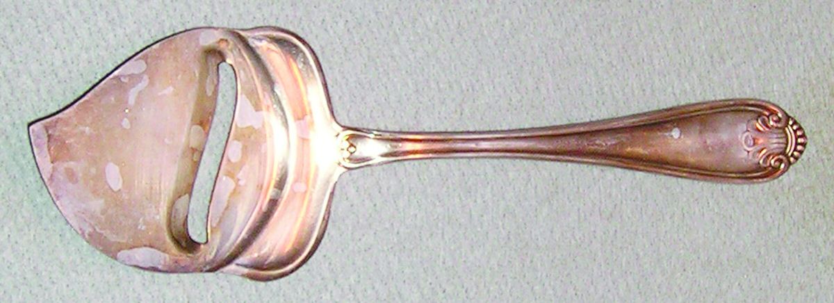 Royal Shell (Silverplate) Cheese Plane Solid Piece by Oneida Silver-1