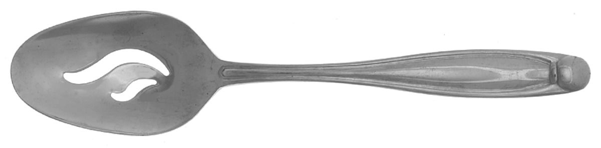 Alexandria-Glossy Pierced Tablespoon (Serving Spoon) by Oneida Silver-1