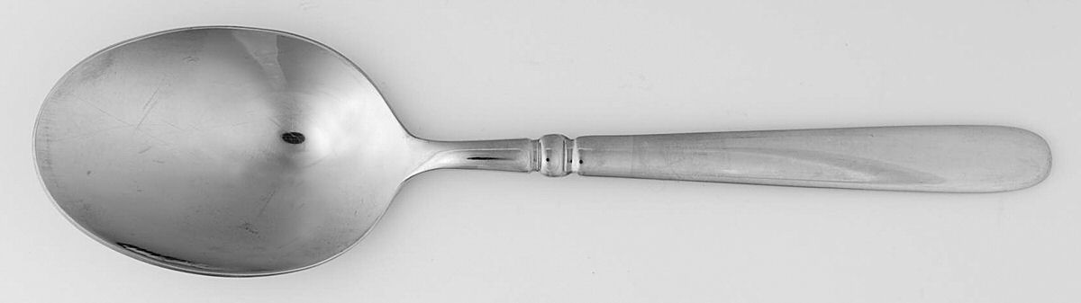 Eastview (Stainless) Solid Serving Spoon by Oneida Silver-1