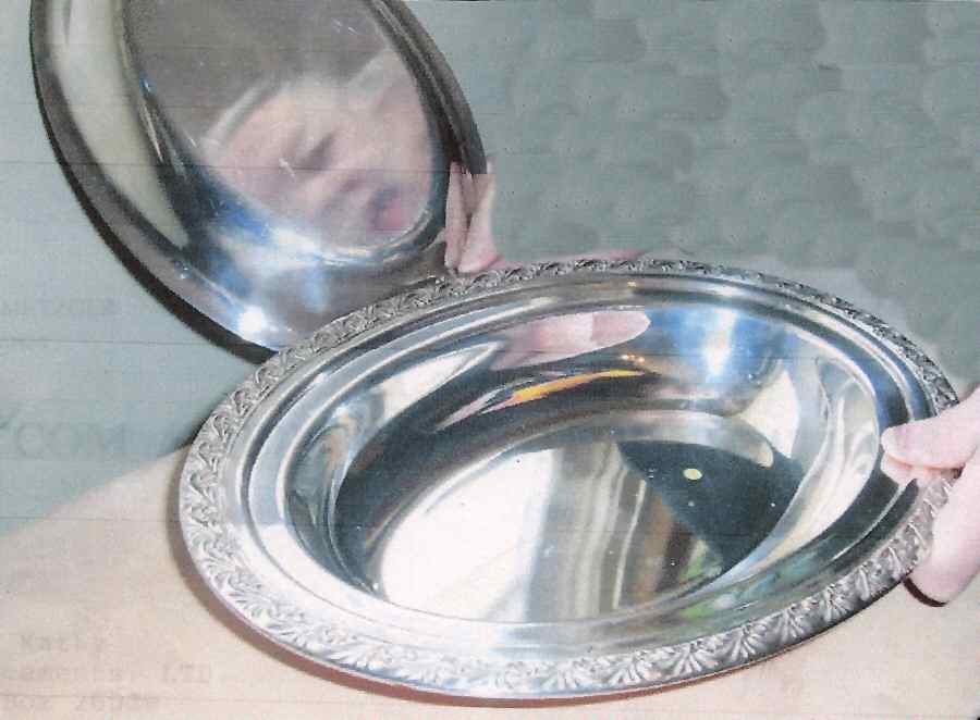 712 (Silverplate, Hollowware) Double Vegetable Bowl by Oneida Silver-1