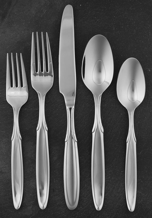 Berkshire (Stainless) 5 Piece Place Setting by Oneida Silver-1