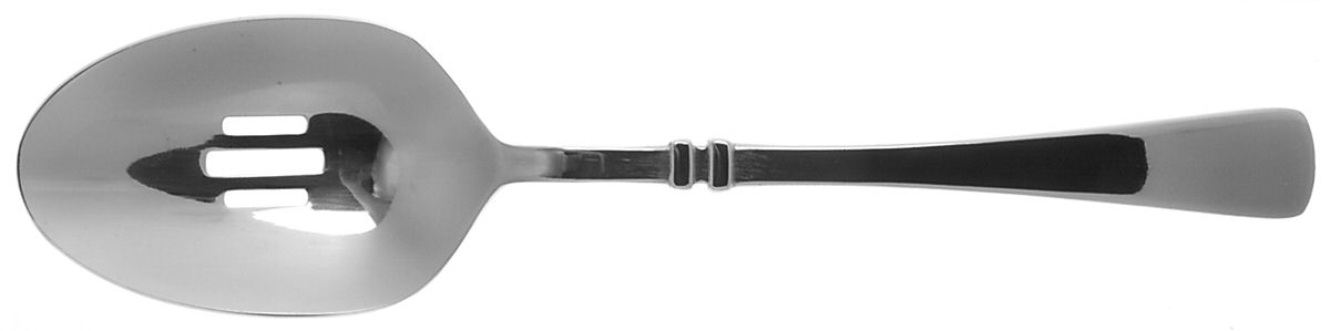 Bergen (Stainless) Pierced Tablespoon (Serving Spoon) by Oneida Silver-1