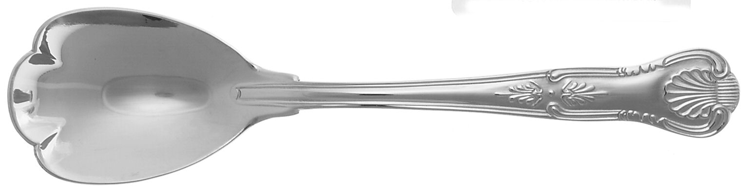 Ashton (Stainless) Sugar Shell Spoon by Oneida Silver-1