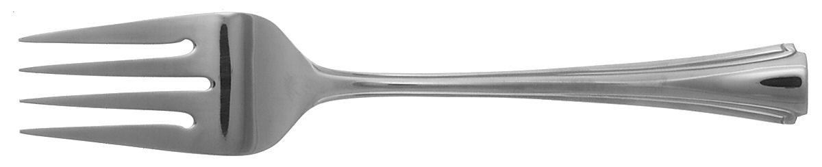 Bordeaux (Stainless) Medium Solid Cold Meat Serving Fork by Oneida Silver-1