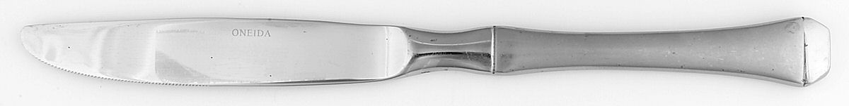 Obsidian (Stainless) Modern Solid Knife by Oneida Silver-1