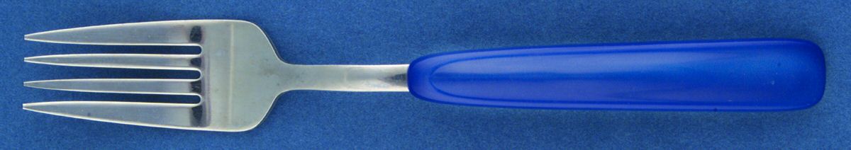 OHS300 (Stainless, Plastic Handle) Fork by Oneida Silver-1