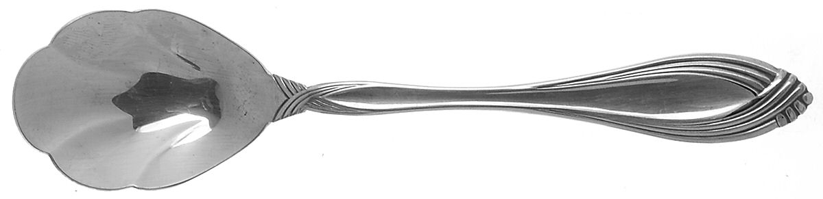 Heiress (Silverplate) Sugar Shell Spoon by Oneida Silver-1