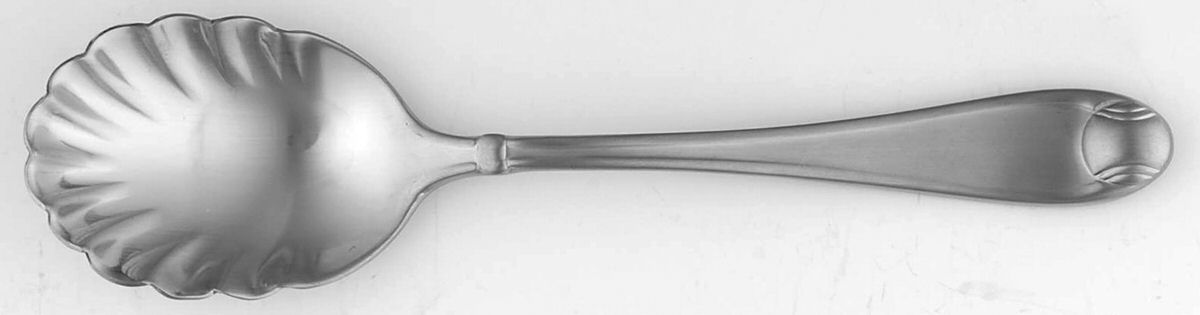 Garnet (Stainless) Sugar Shell Spoon by Oneida Silver-1