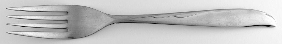 Duchess (Stainless) Fork by Oneida Silver-1