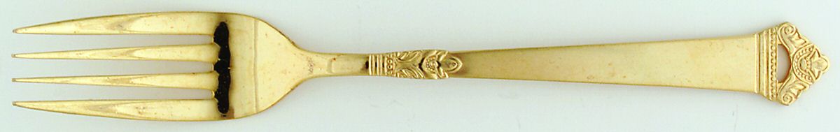 Portico-(Gold Electroplate) Fork by Oxford Hall-1