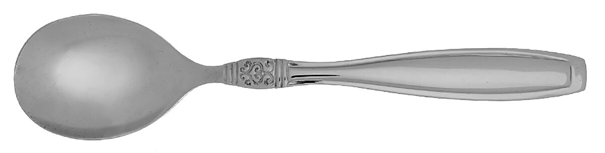 Vista (Stainless) Round Bowl Soup Spoon (Cream Soup) HC by Oneida Silver-1