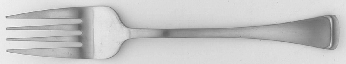 Emma (Stainless) Large Solid Cold Meat Serving Fork by Oneida Silver-1