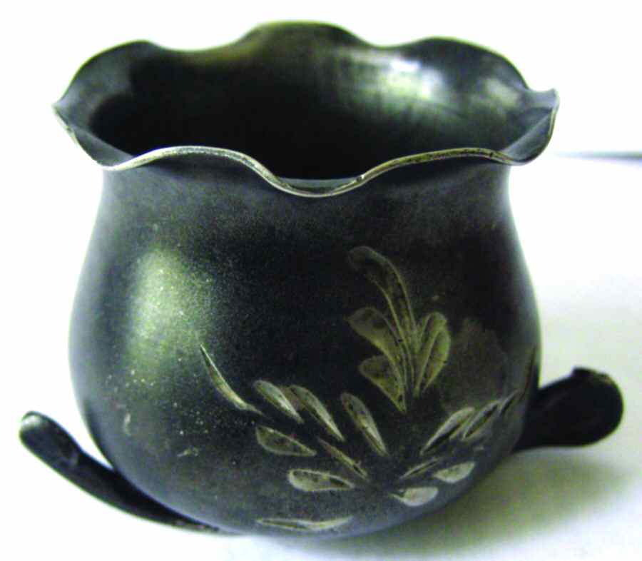346 (Silverplate, Hollowware) Silverplate Toothpick Holder by Oneida Silver-1