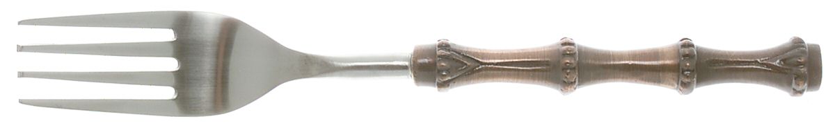 Copper Bamboo (Stainless) Fork by Oneida Silver-1