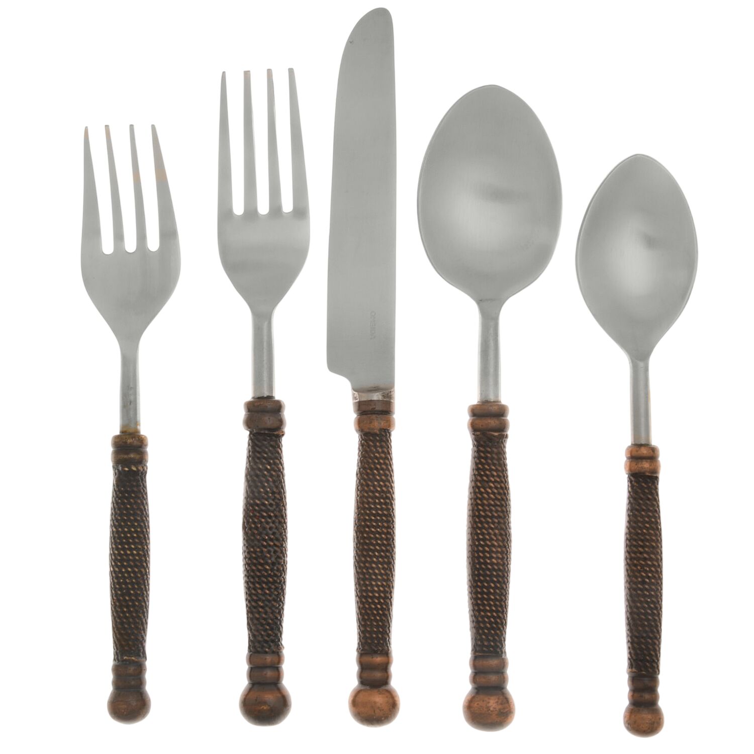 Copper Wire (Stainless) 5 Piece Place Setting by Oneida Silver-1