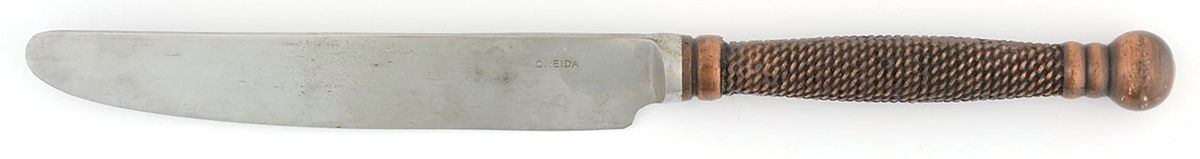 Copper Wire (Stainless) New French Solid Knife by Oneida Silver-1