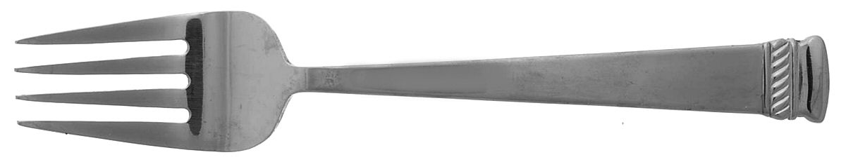 Dorset (Stainless) Medium Solid Cold Meat Serving Fork by Oneida Silver-1