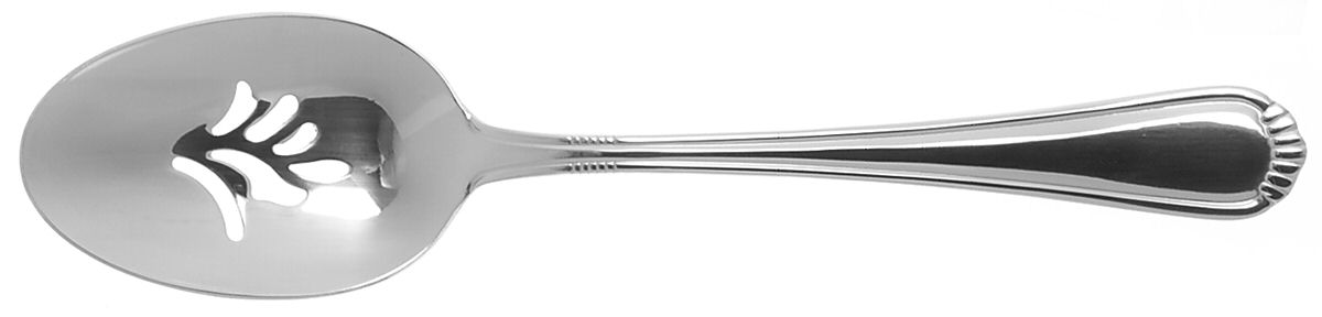 Seaward (Stainless) Pierced Tablespoon (Serving Spoon) by Oneida Silver-1