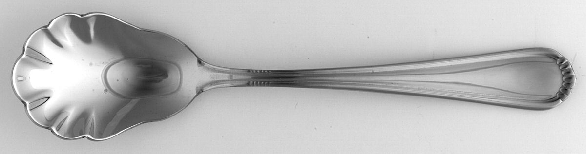 Seaward (Stainless) Sugar Shell Spoon by Oneida Silver-1